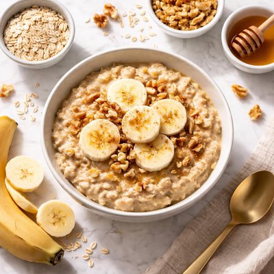Banana instant oatmeal