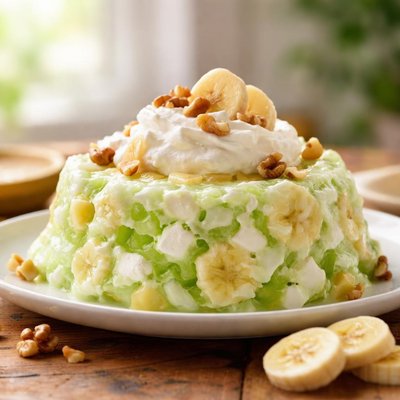 Banana jello salad