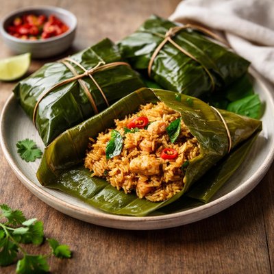 Banana leaf wrap