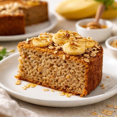 Banana oat cake