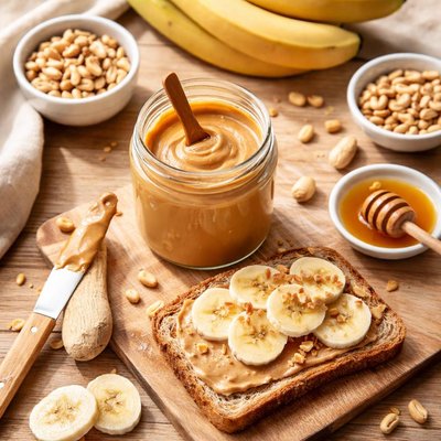 Banana peanut butter
