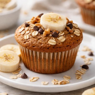 Banana protein muffin