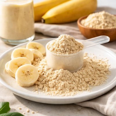 Banana protein powder