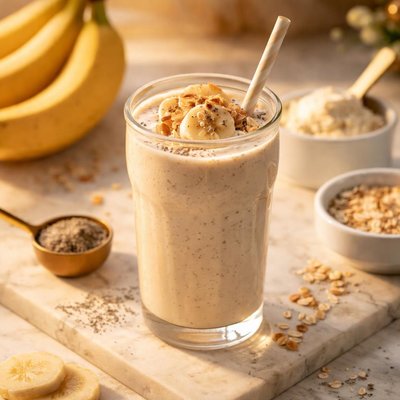 Banana protein smoothie