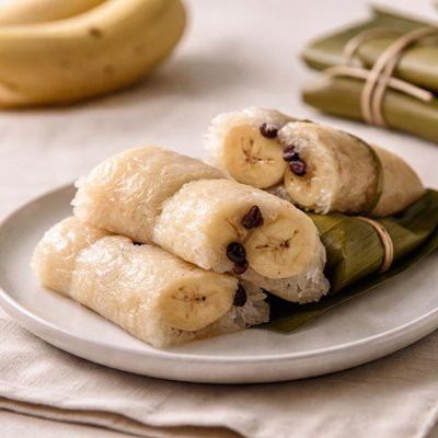 Banana sticky rice