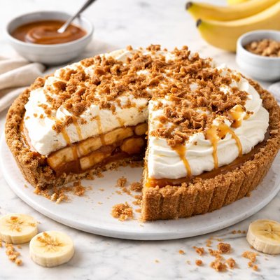 Banana toffee pie