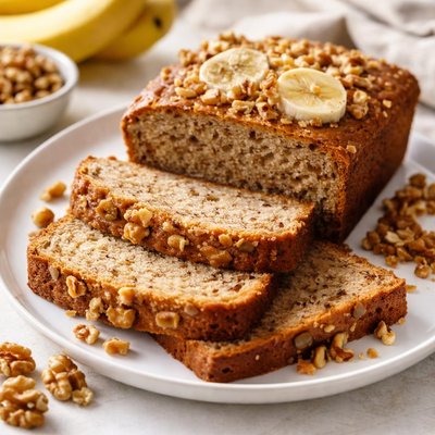 Banana walnut bread