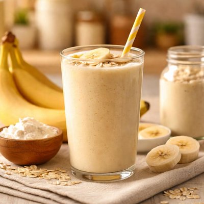 Banana whey booster juice