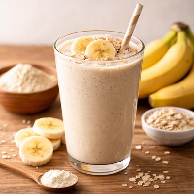 Bananna protein smoothie