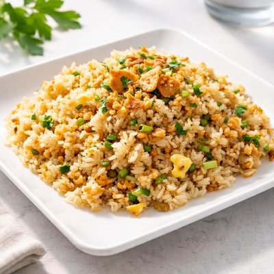 Bananza garlic rice