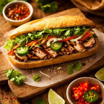 Banh mi chicken