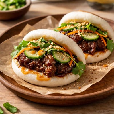 Bao with pork cheek