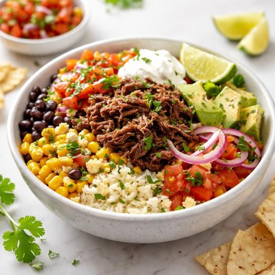 Barbacoa burrito bow