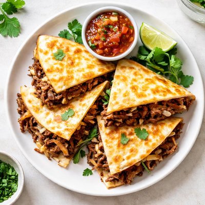 Barbacoa quesadilla