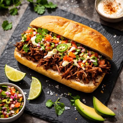 Barbacoa sandwich