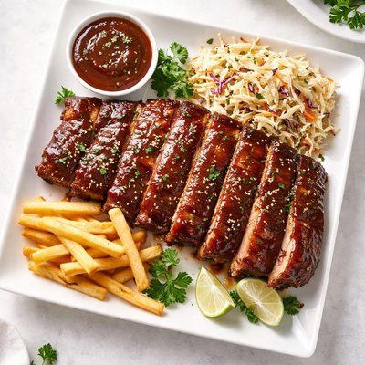 Barbacue ribs