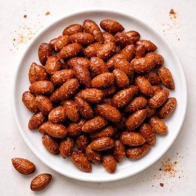 Barbecue almonds