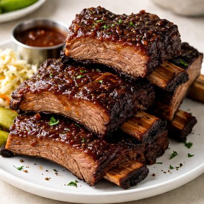 Barbecue beef ribs