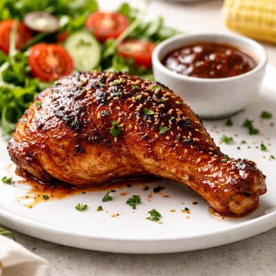 Barbecue chicken leg