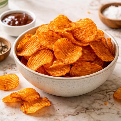 Barbecue crisps