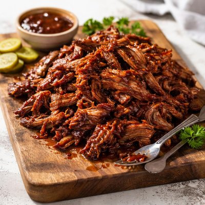 Barbecue shredded beef