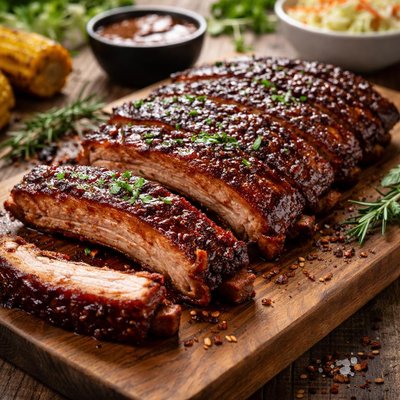 Barbecued ribs