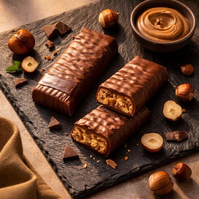 Barbell hazelnut protein bar