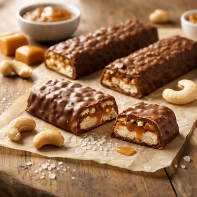 Barbells caramel cashew