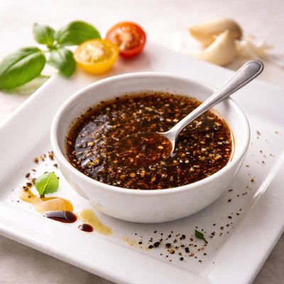 Basalmic vinger dressing