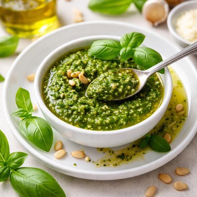 Basil pesto sauce