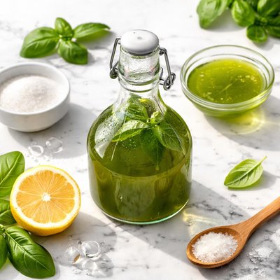 Basil syrup