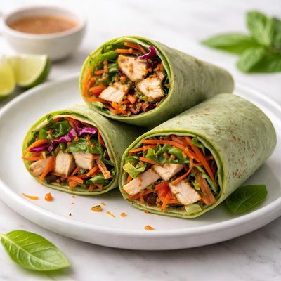 Basil thai wrap
