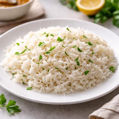 Basmati rice cooked