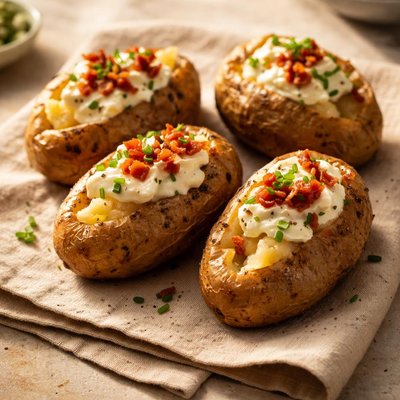 Batata inglesa assada