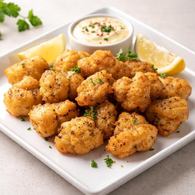 Batter chicken bites