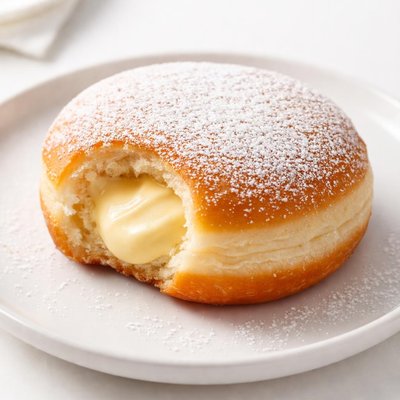 Bavarian creme donut