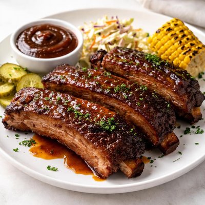 Bbq beef ribs flank