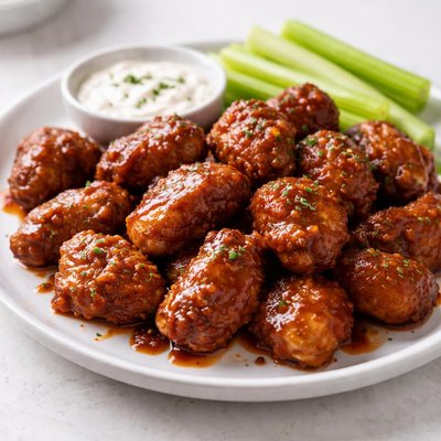 Bbq boneless chicken wing