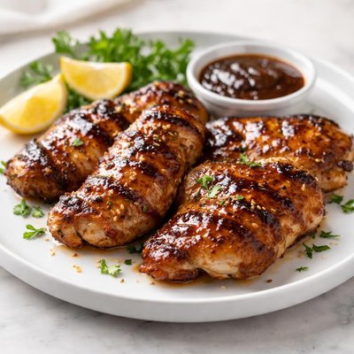 Bbq boneless skinless chicken thigh