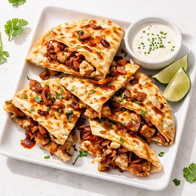 Bbq chicken bacon quesadilla