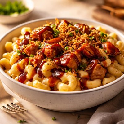 Bbq chicken mac