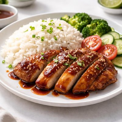 Bbq chicken rice