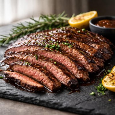 Bbq flank steak