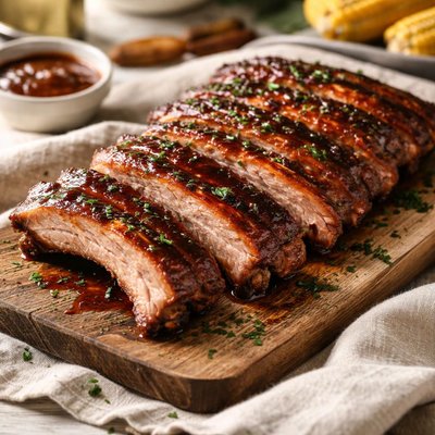 Bbq pork side ribs