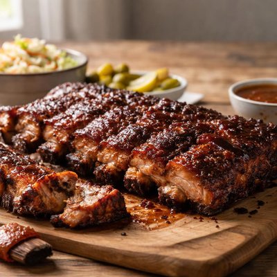 Bbq pork spare ribs
