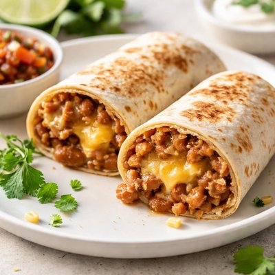 Bean and cheese burrito
