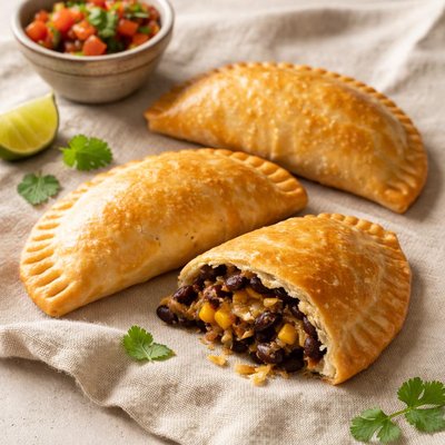 Bean and cheese empanada
