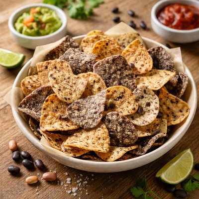 Bean and pinto chips