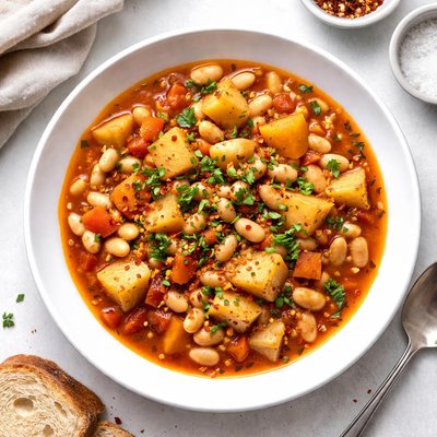 Bean and potato stew