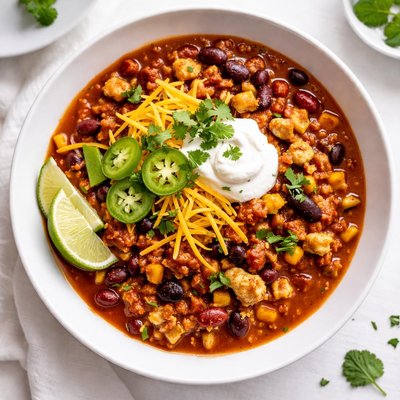 Bean chicken sausage chili
